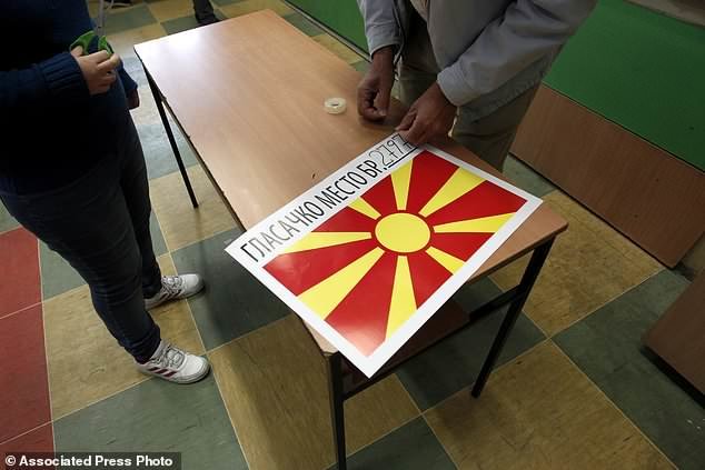 اوج مناقشه اسمی انتخابات مقدونیه