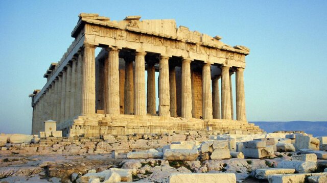 معاوضه آثار باستانی برنزی یونان با یک سرستون